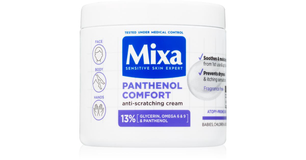 Mixa Panthenol Comfort Anti-Scratching Cream 400ml view 2